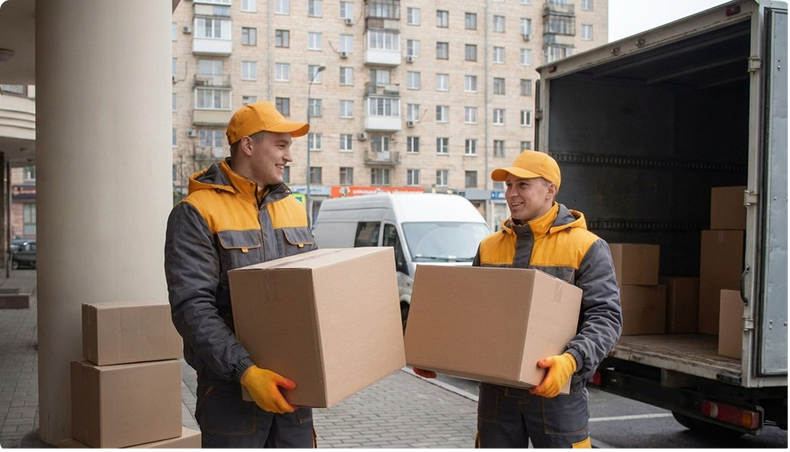 Грузчики за работой